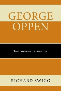 Couverture_George Oppen