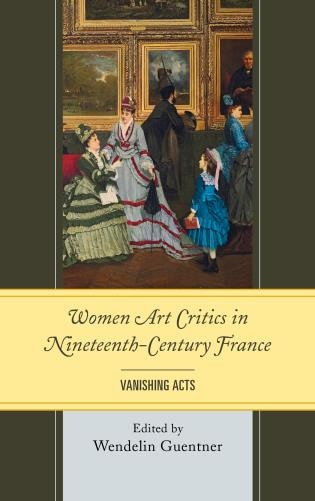 Couverture_Women Art Critics In Nineteenth-century France