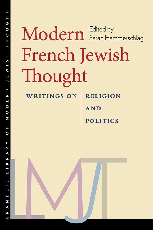 Front cover_Modern French Jewish Thought