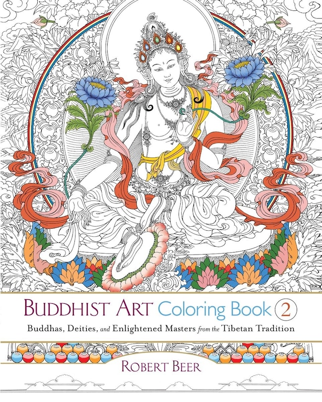 Front cover_Buddhist Art Coloring Book 2