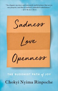 Front cover_Sadness, Love, Openness
