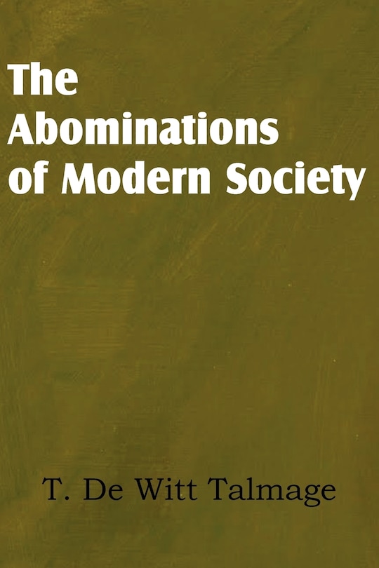 Front cover_The Abominations of Modern Society