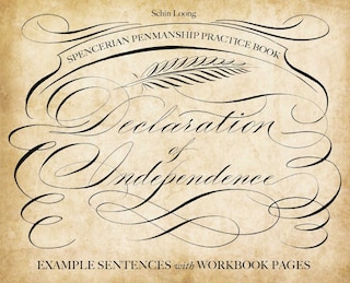 Front cover_Spencerian Penmanship Practice Book: The Declaration of Independence