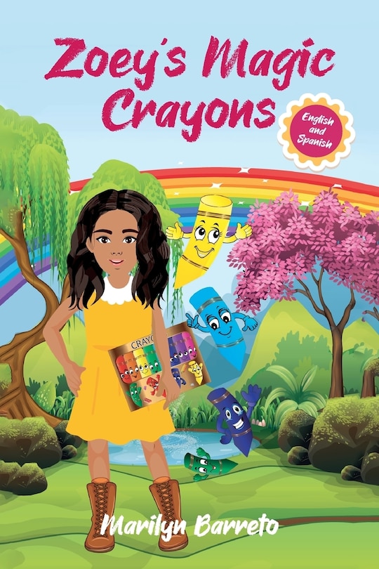 Front cover_Zoey's Magic Crayons (English-Spanish Edition)