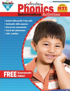 Everyday Phonics Intervention Activities Grade K Book Teacher Resource