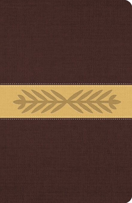 Front cover_The Message Full Size (leather-look, Harvest Wheat)