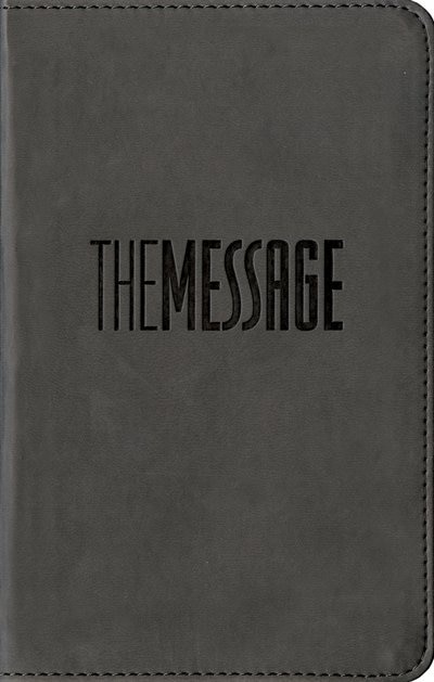 The Message Compact (leather-look, Graphite): The Bible In Contemporary Language