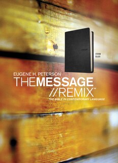 Front cover_The Message//remix (leather-look, Black)