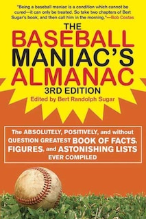 Front cover_The Baseball Maniac's Almanac - 3rd Edition