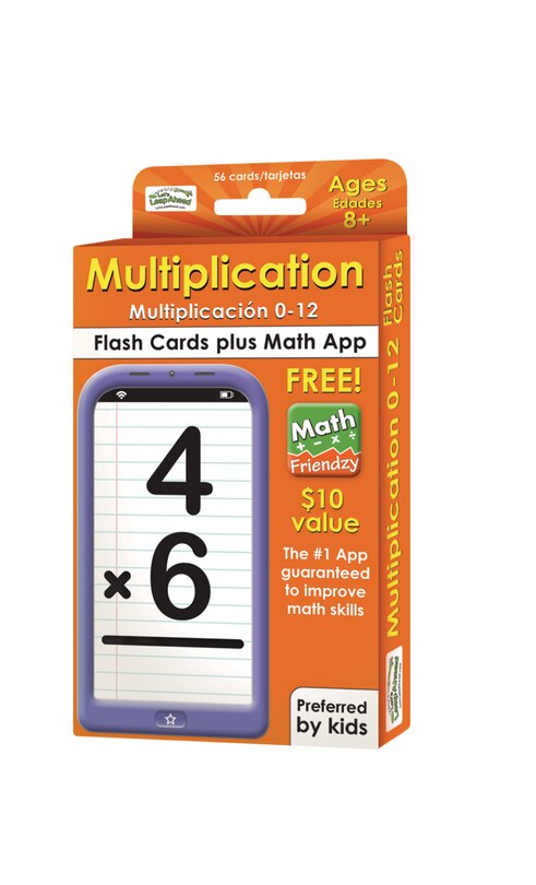 Couverture_Multiplication 0-12 Flash Cards