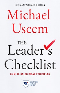 Front cover_The Leader's Checklist, 10th Anniversary Edition