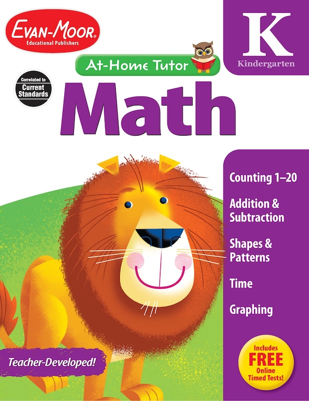 Couverture_Math Skills, Kindergarten Workbook