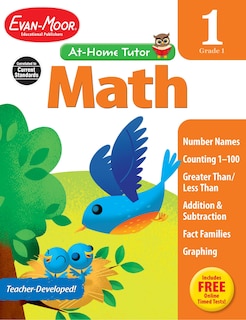 Front cover_Math Skills, Grade 1 Workbook