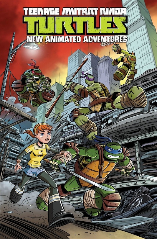 Front cover_Teenage Mutant Ninja Turtles: New Animated Adventures Volume 1