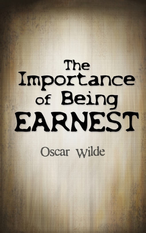 Front cover_The Importance Of Being Earnest