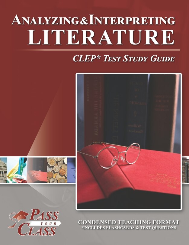 Couverture_Analyzing and Interpreting Literature CLEP Test Study Guide