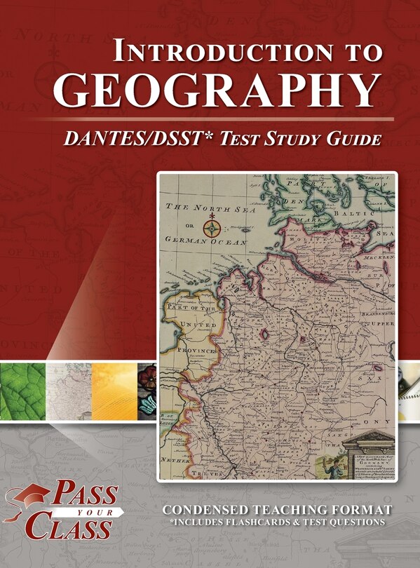 Couverture_Introduction to Geography DANTES/DSST Test Study Guide