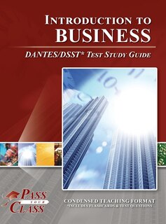Couverture_Introduction to Business DANTES / DSST Test Study Guide