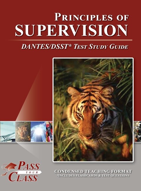 Front cover_Principles of Supervision DANTES / DSST Test Study Guide