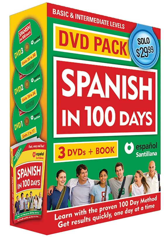Couverture_Spanish In 100 Days Dvd Pk / Spanish In 100 Days Dvd Pack