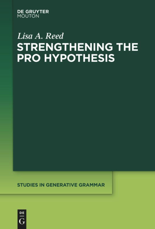 Front cover_Strengthening the PRO Hypothesis