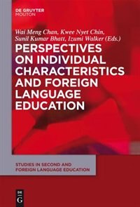 Front cover_Perspectives on Individual Characteristics and Foreign Language Education