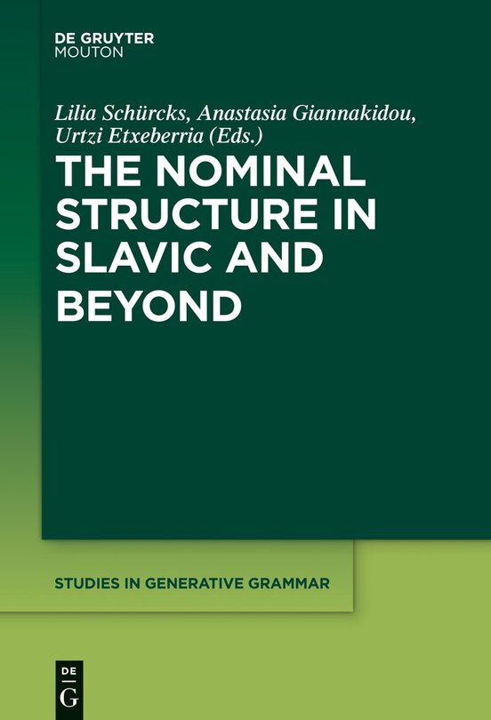 Couverture_The Nominal Structure in Slavic and Beyond