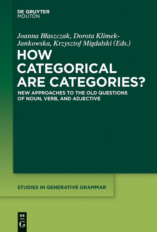 Couverture_How Categorical are Categories?
