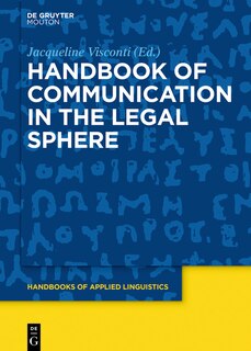 Couverture_Handbook of Communication in the Legal Sphere