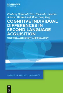 Couverture_Cognitive Individual Differences in Second Language Acquisition