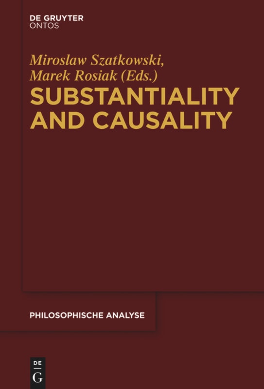 Front cover_Substantiality and Causality