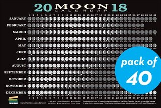 Front cover_2018 Moon Calendar Card (40-pack)