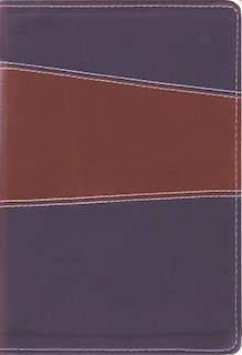 Front cover_The Message//remix (leather-look, Brown/navy)