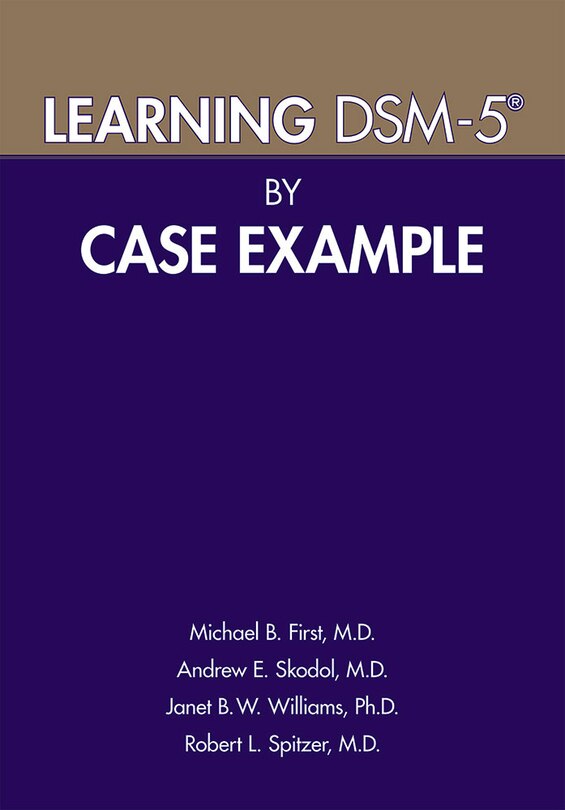 Front cover_Learning Dsm-5 By Case Example