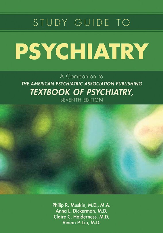 Front cover_Study Guide to Psychiatry