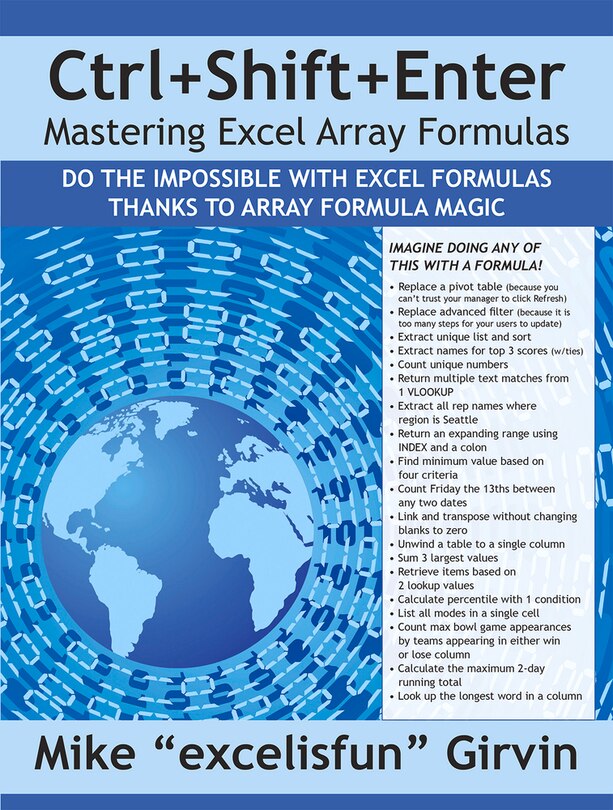 Front cover_Ctrl+shift+enter Mastering Excel Array Formulas