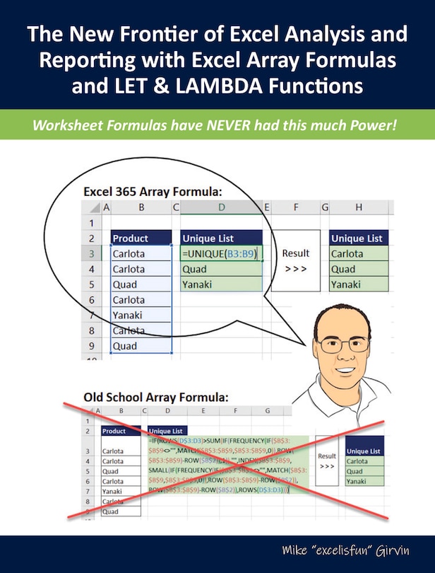 Front cover_The New Frontier of Excel Analysis and Reporting with Excel Array Formulas and LET & LAMBDA Functions