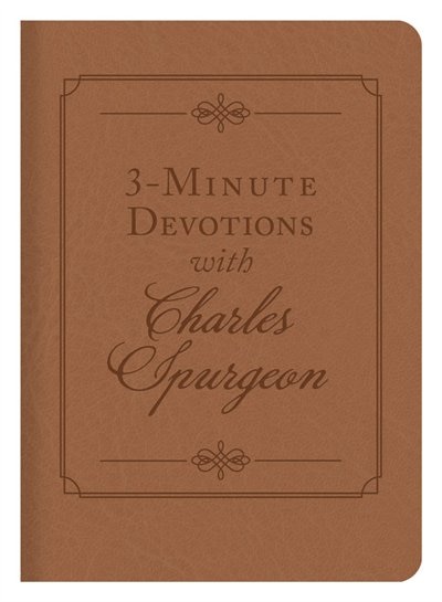 Front cover_3-minute Devotions With Charles Spurgeon