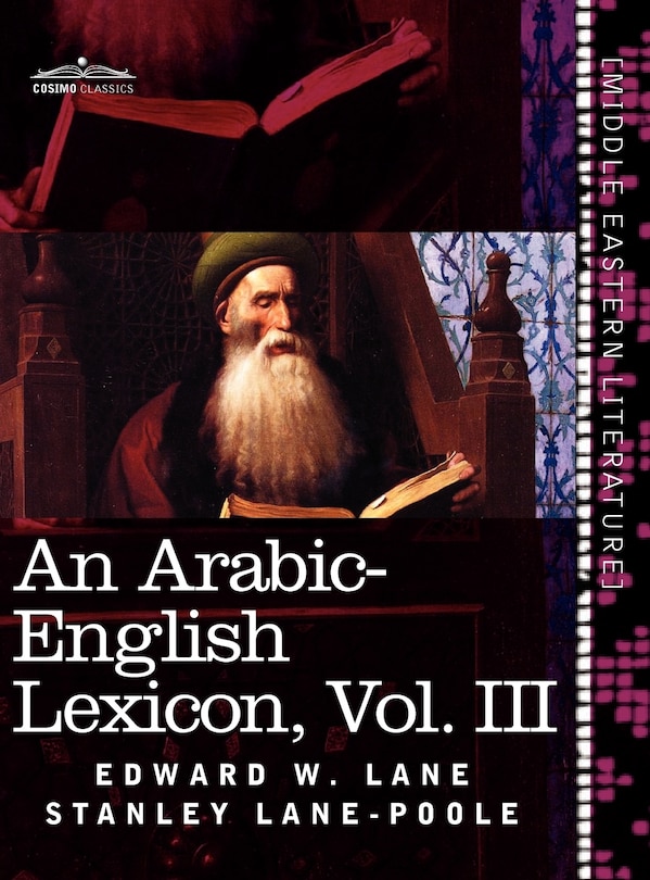 Couverture_An Arabic-English Lexicon (in Eight Volumes), Vol. III