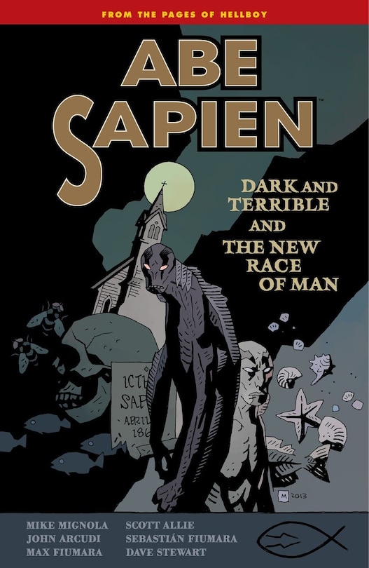 Front cover_Abe Sapien Volume 3: Dark And Terrible And The New Race Of Man