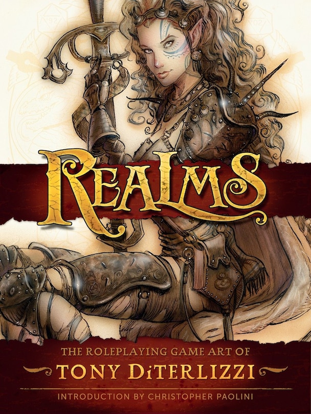 Front cover_Realms: The Roleplaying Art Of Tony Diterlizzi
