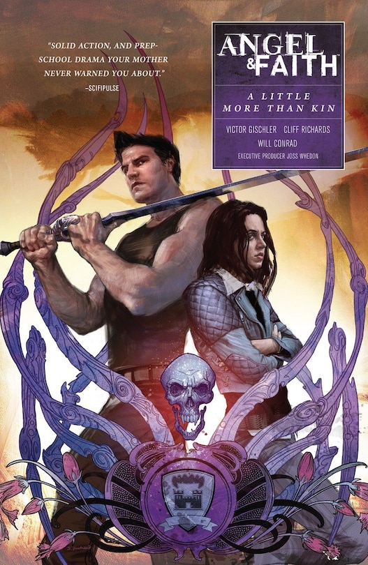 Front cover_Angel And Faith: Season Ten Volume 4 A Little More Than Kin