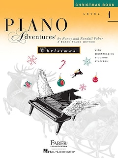 Front cover_Piano Adventures - Christmas Book - Level 4