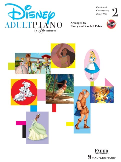 Front cover_Adult Piano Adventures - Disney Book 2