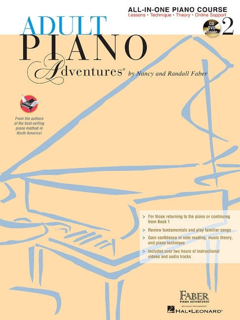 Adult Piano Adventures All-in-One Lesson Book 2: Book With Cd, Dvd And Online Support