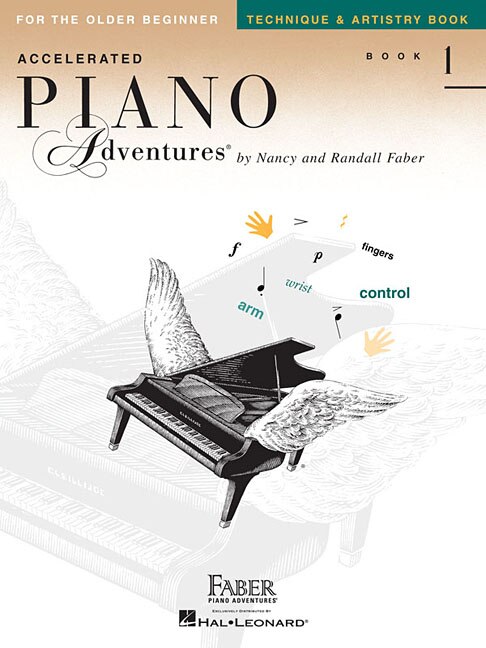 Front cover_Accelerated Piano Adventures for the Older Beginner - Technique & Artistry Book 1
