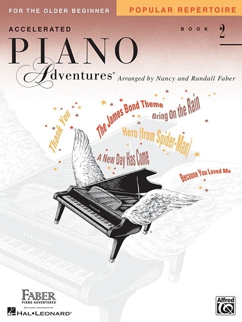 Front cover_Accelerated Piano Adventures for the Older Beginner - Popular Repertoire Book 2