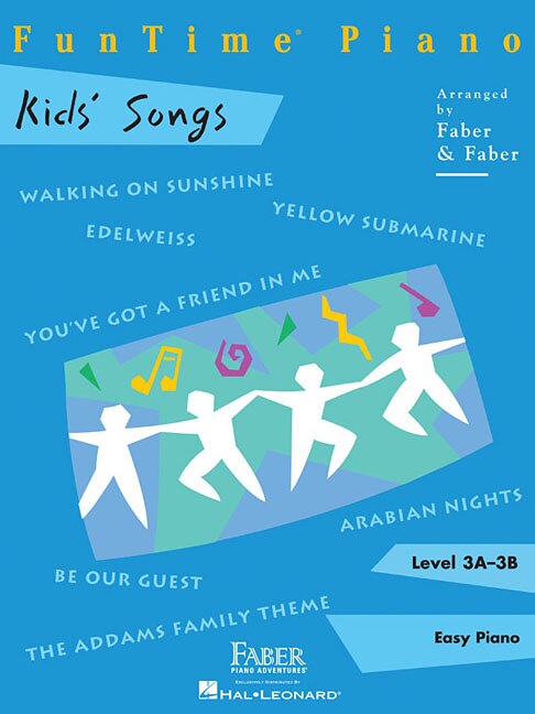 Front cover_FunTime Piano Kids' Songs - Level 3A-3B