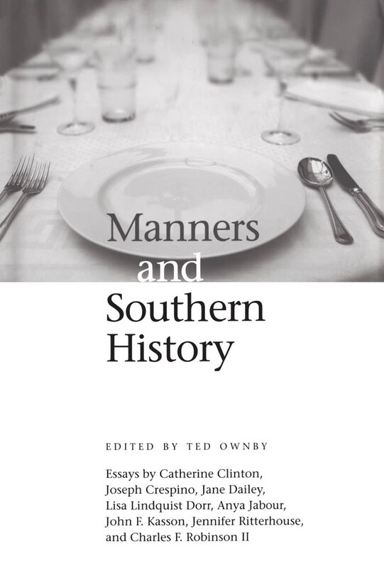 Couverture_Manners And Southern History