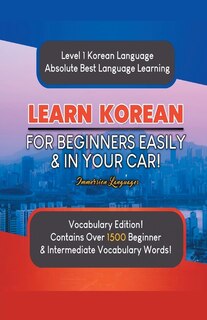 Front cover_Learn Korean For Beginners Easily & In Your Car! Vocabulary Edition!